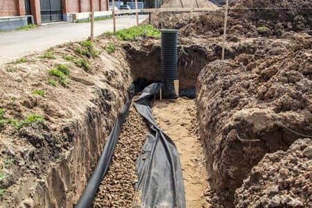 Main Water & Sewer Line